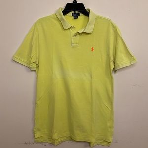 Polo Ralph Lauren Boys Yellow Polo Shirt Size Extra Large (XL)